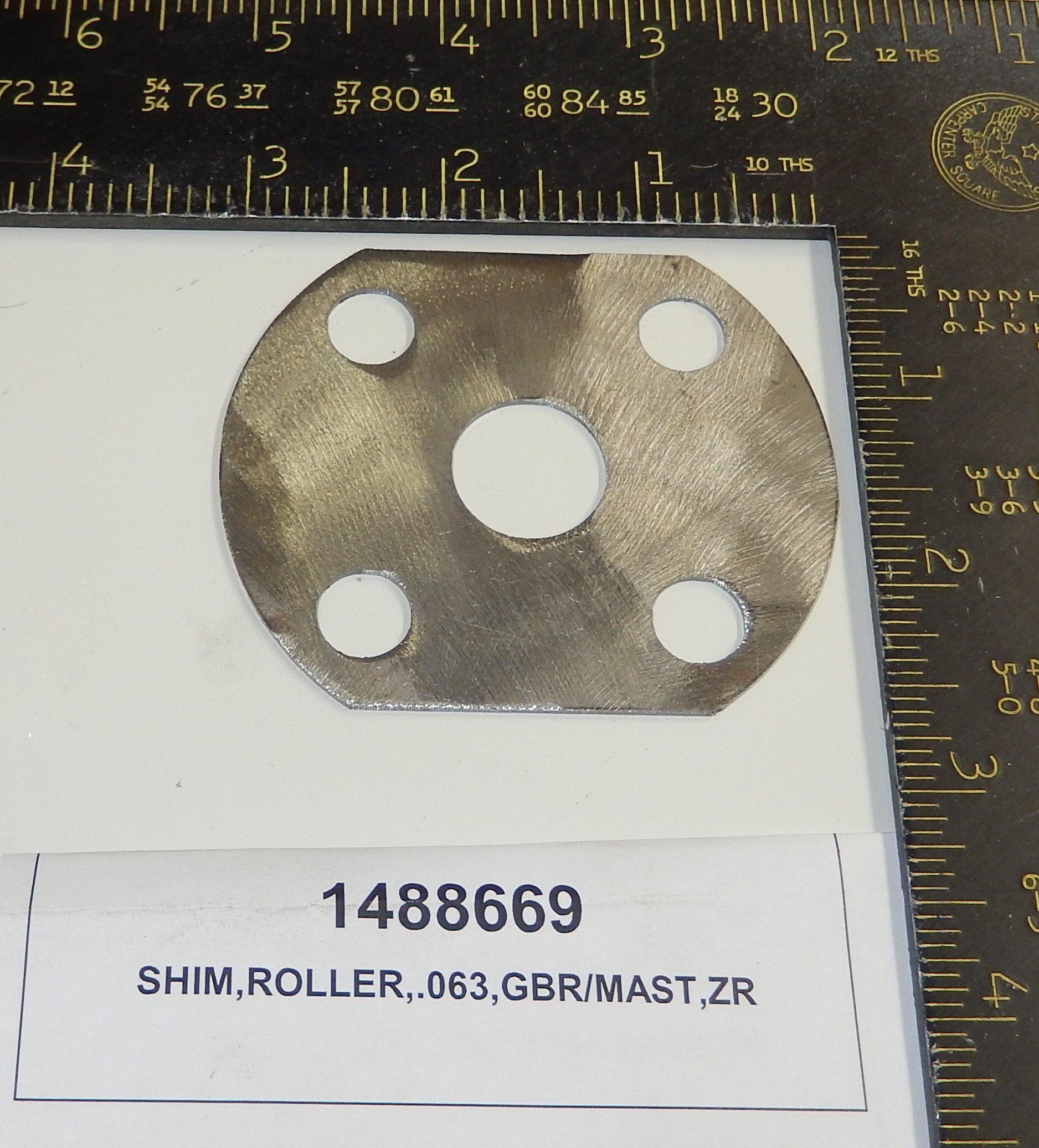 SHIM,ROLLER,.063,GBR/MAST,ZR