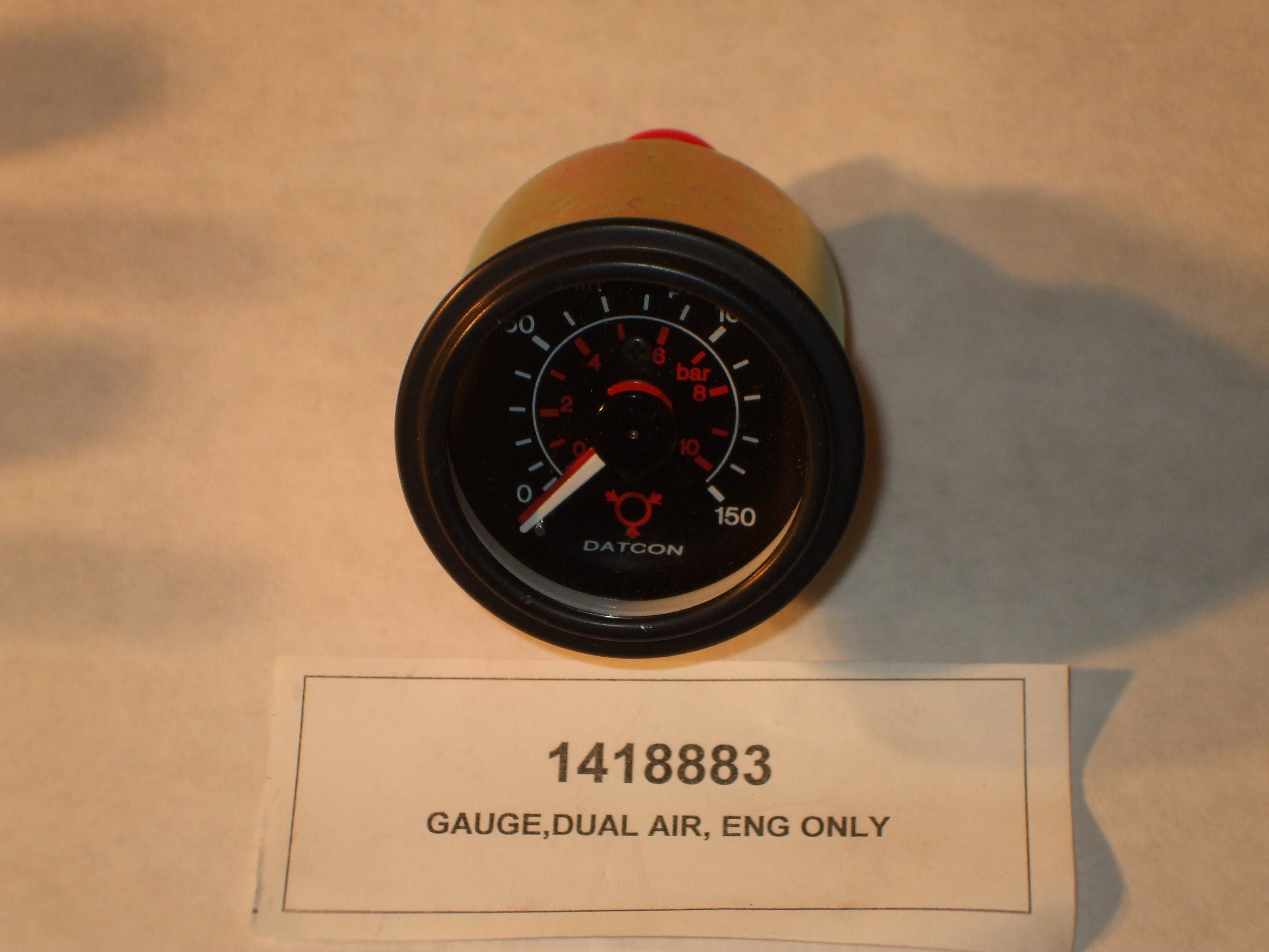 GAUGE,DUAL AIR, ENG ONLY